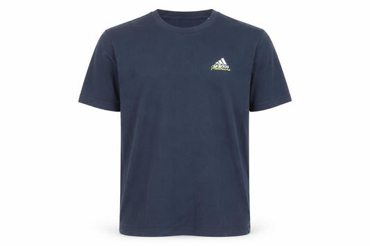 Mens UK Size M adidas Blue  Polyester Blend T-Shirt