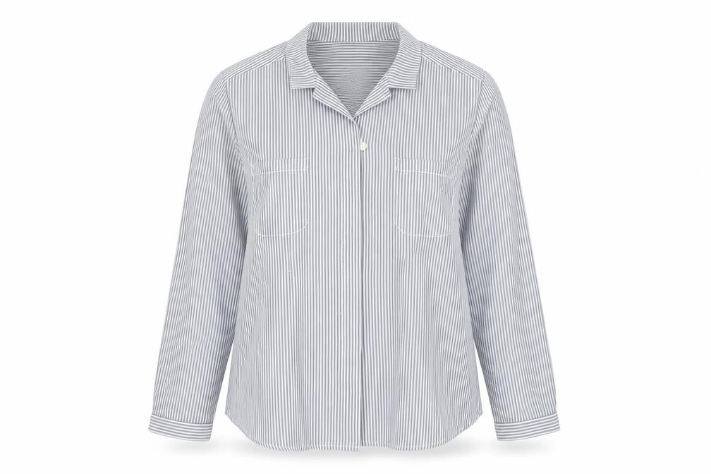 Jacques Vert Women's Blue Striped Nightshirt Size 12