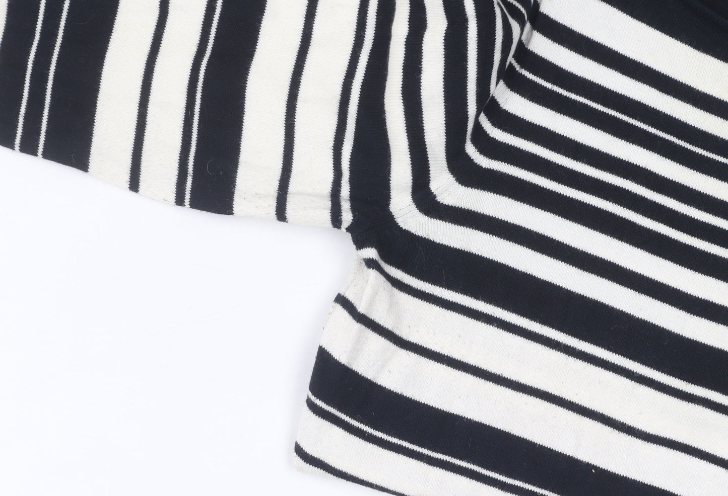Ralph Lauren Women's Black Striped Pullover Jumper S