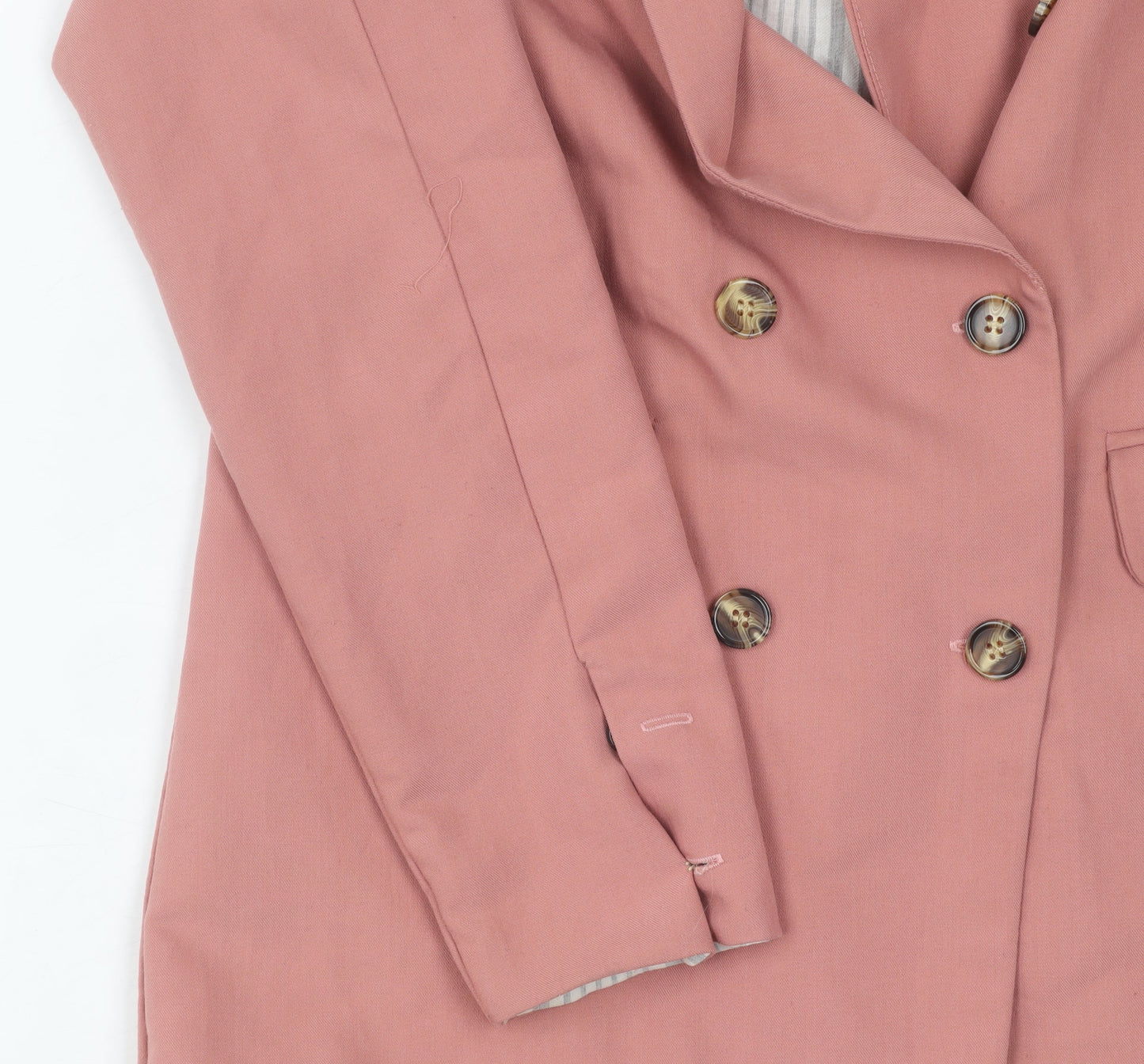 Helly Women's Pink Blazer, S, Casual Workwear Classic