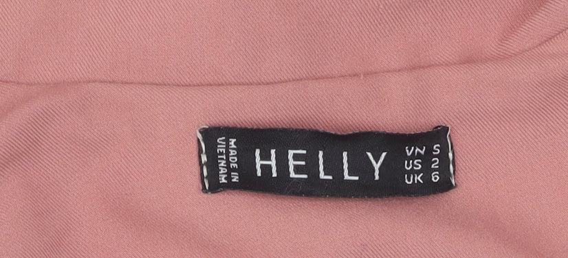 Helly Women's Pink Blazer, S, Casual Workwear Classic
