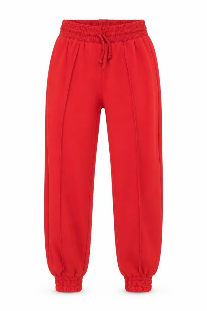 Zara Women's Red Jogger Trousers Size S