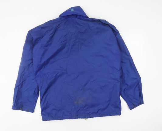 Helly Hansen Unisex Kids Blue Rain Coat XS Waterproof