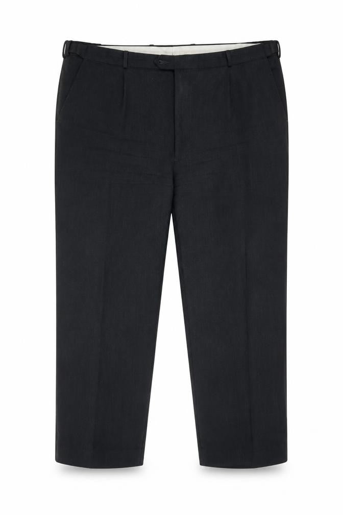 Peter Christian Men's Black Wool Trousers Size MT 14