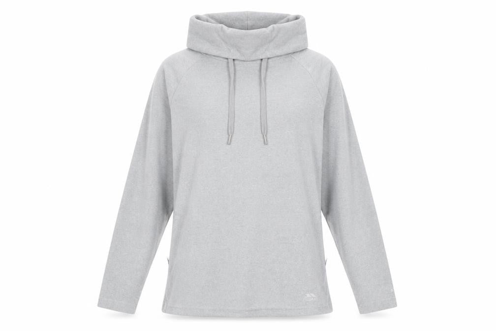 Womens UK S Regular Trespass Grey  Hoodie
