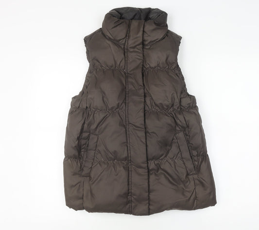 Gap Women's Black Puffer Waistcoat M