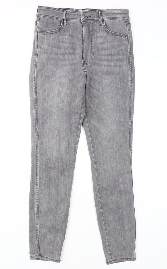 H&M Women's Grey Skinny Jeans Size 8 Slim Fit
