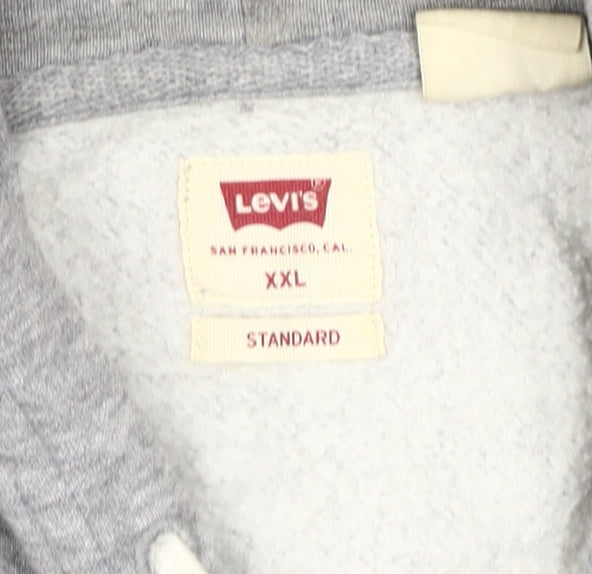 Levi's Men's Grey 2XL Full Zip Hoodie