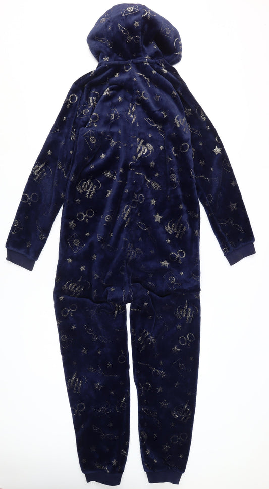 Harry Potter Boys Blue Hooded One Piece