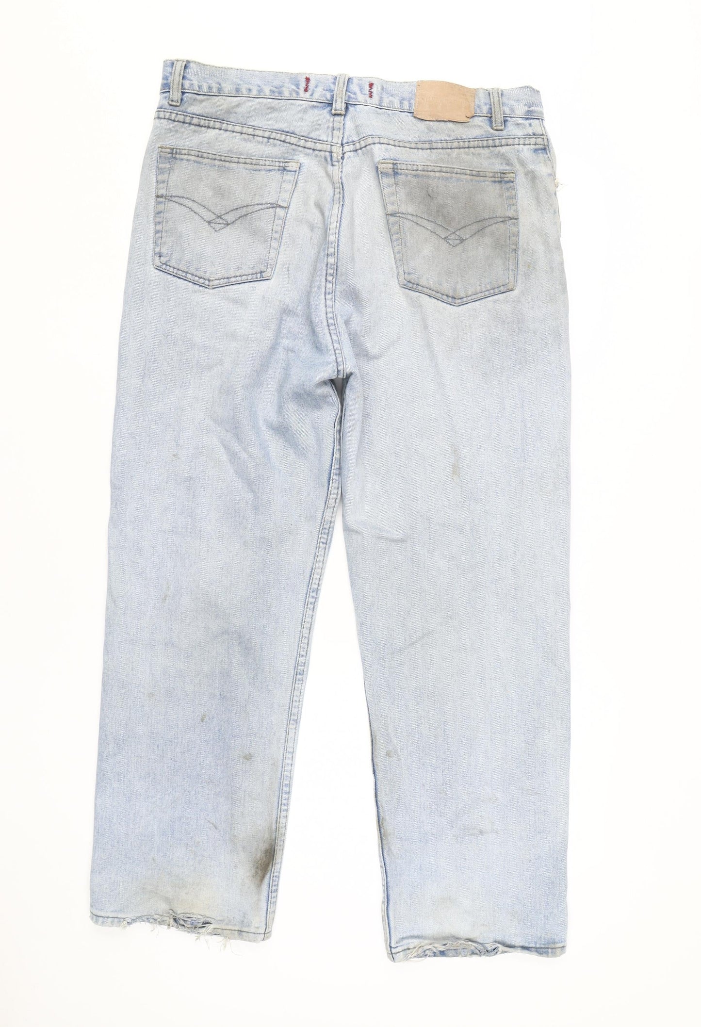 Silverstripe Men's Light Blue Straight Jeans 36W 30L