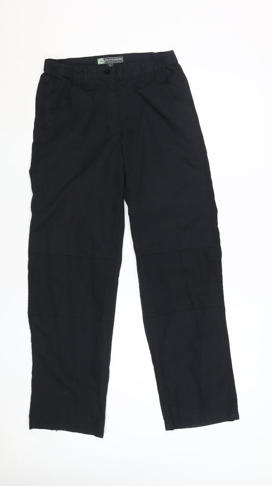 Outdoor Essentials Women's Black Trousers Size 8