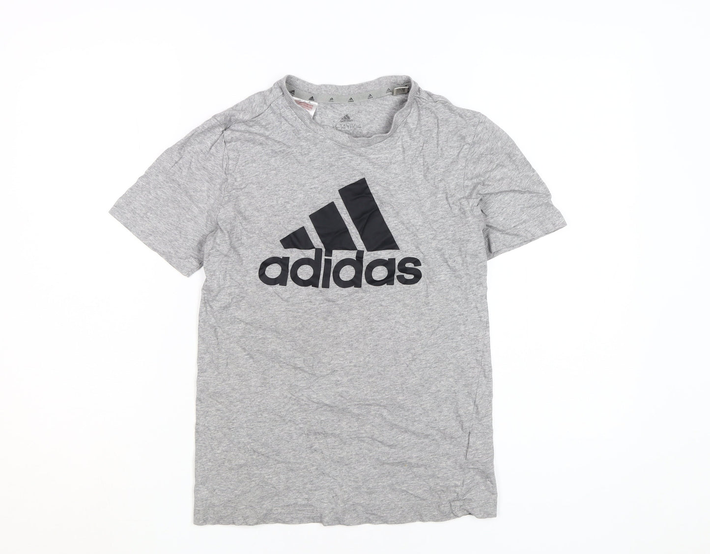 Adidas Boys Grey T-Shirt - Size 13-14 Years