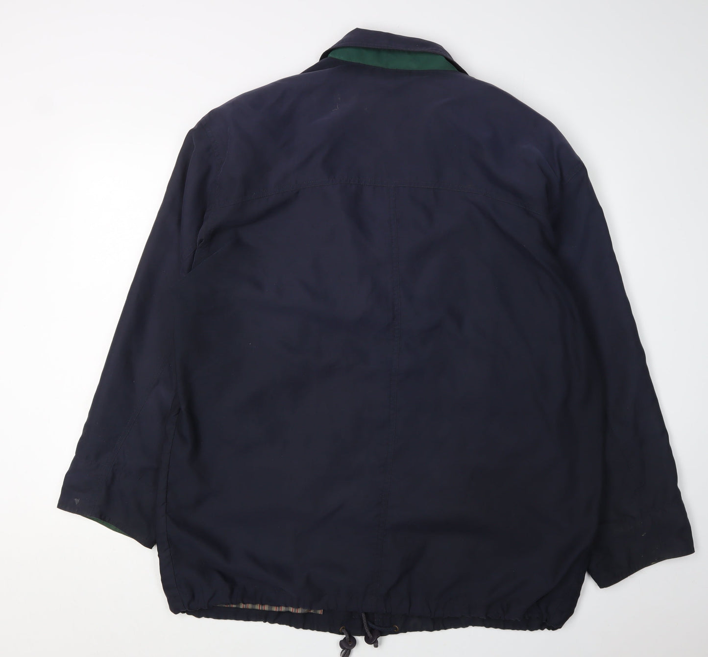 Bush Men's Blue Mid-Length Casual Jacket, Size 42