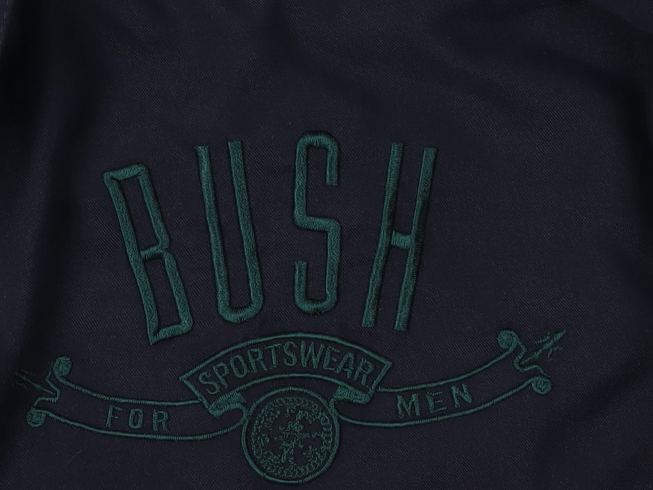 Bush Men's Blue Mid-Length Casual Jacket, Size 42