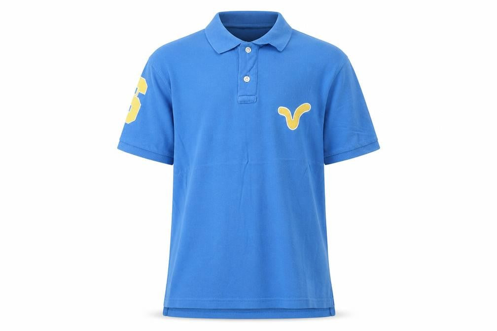 VOI Jeans Men's Blue Polo Shirt, Size S, Casual Wear