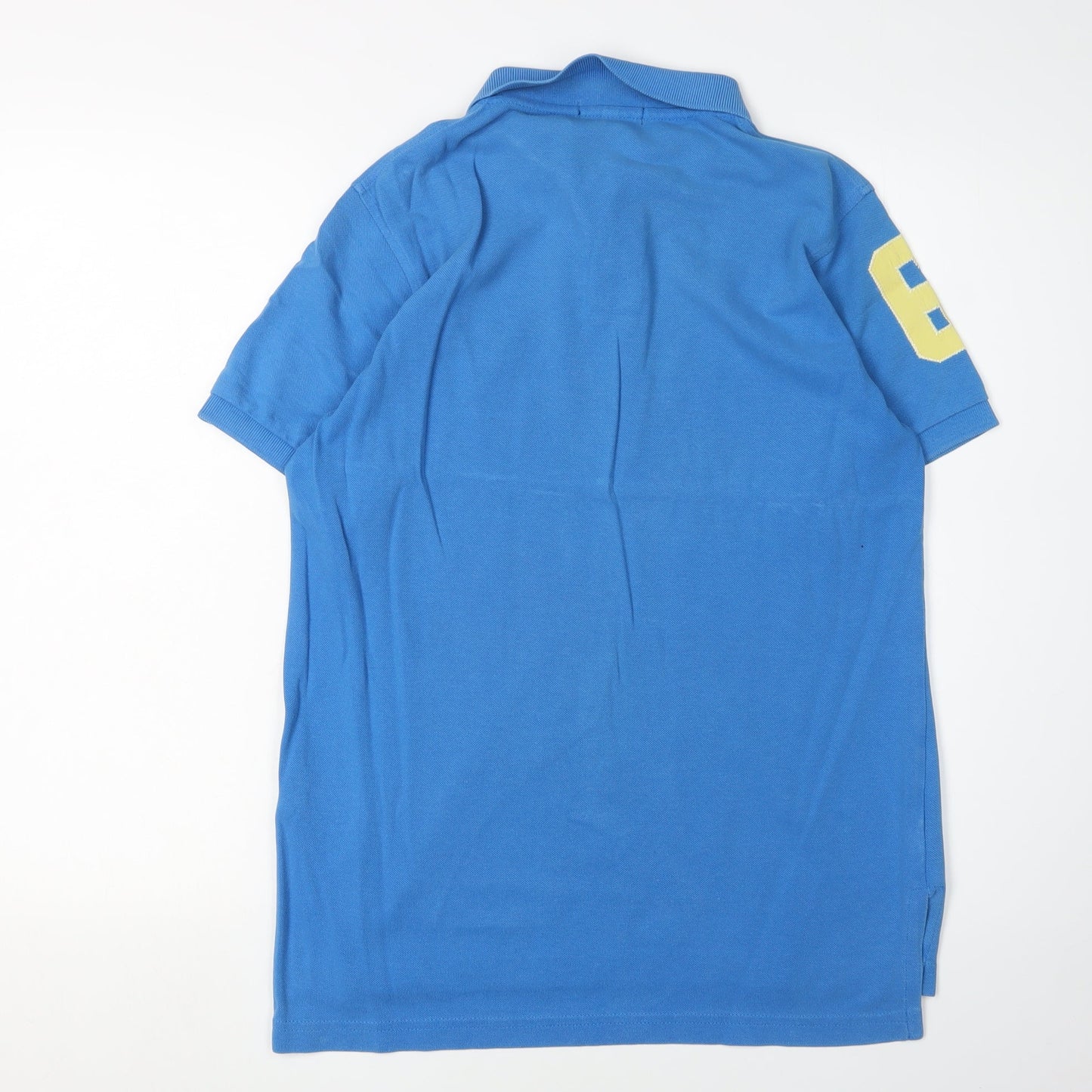 VOI Jeans Men's Blue Polo Shirt, Size S, Casual Wear