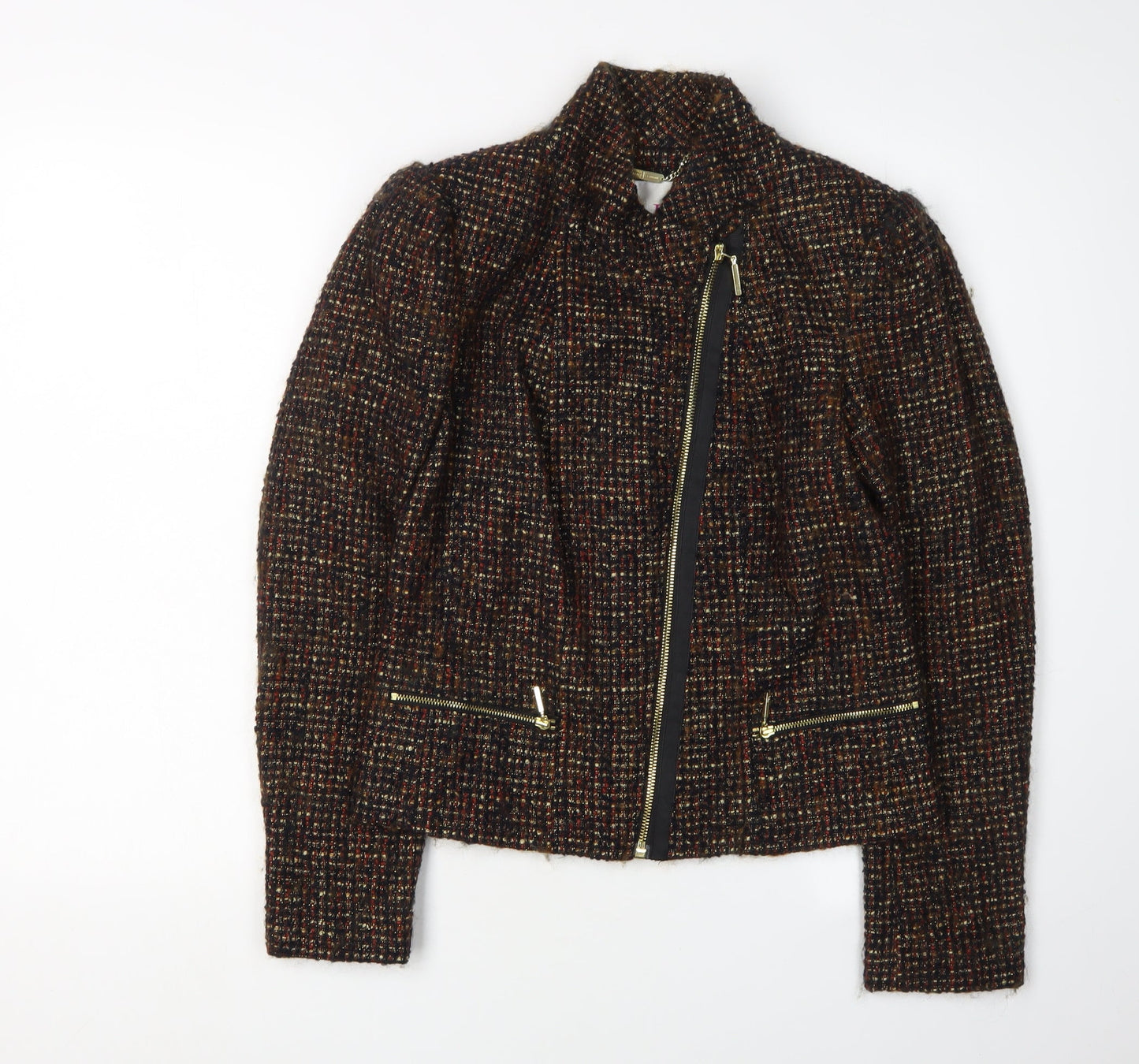 Jasper Conran Women's Multicoloured Tweed Jacket Size 10