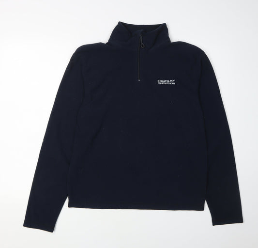 Regatta Men's Black Fleece Pullover Sweatshirt S