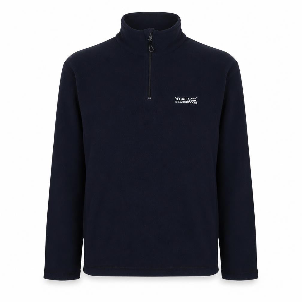 Mens UK S Regular Regatta Great Outdoors Black Pullover Sweatshirt