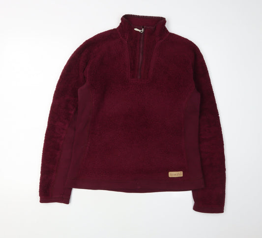 Weird Fish Women's Red Pullover Sweatshirt - Size S
