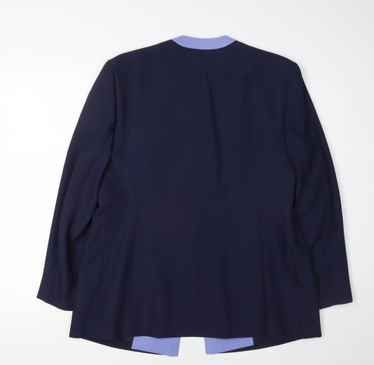 Eastex Women's Blue Blazer, Size 16, Lined