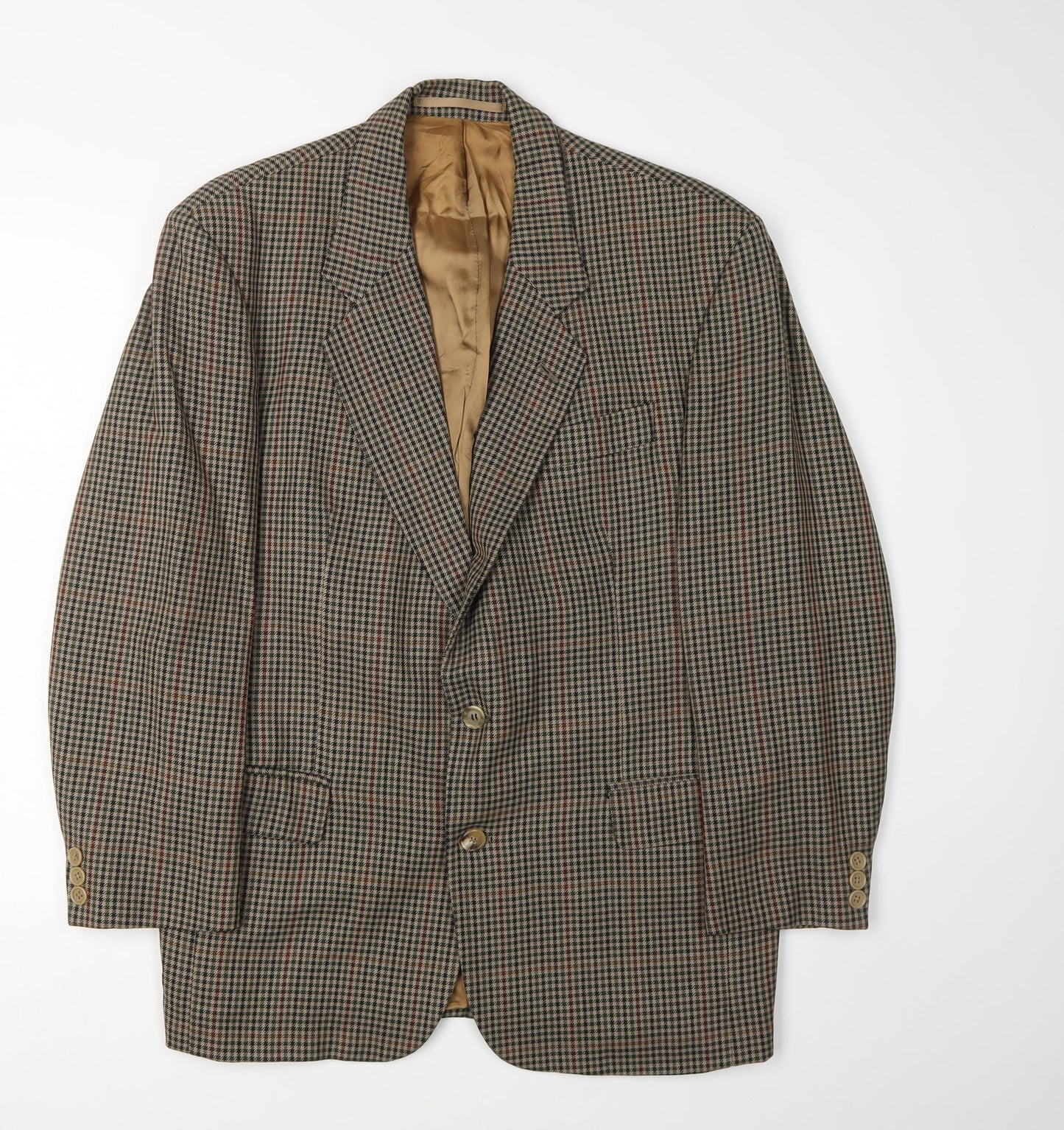 Berwin & Berwin Men's Multicoloured Check Blazer 40 Short
