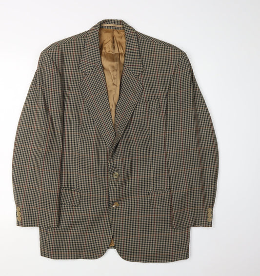 Berwin & Berwin Men's Multicoloured Check Blazer 40 Short