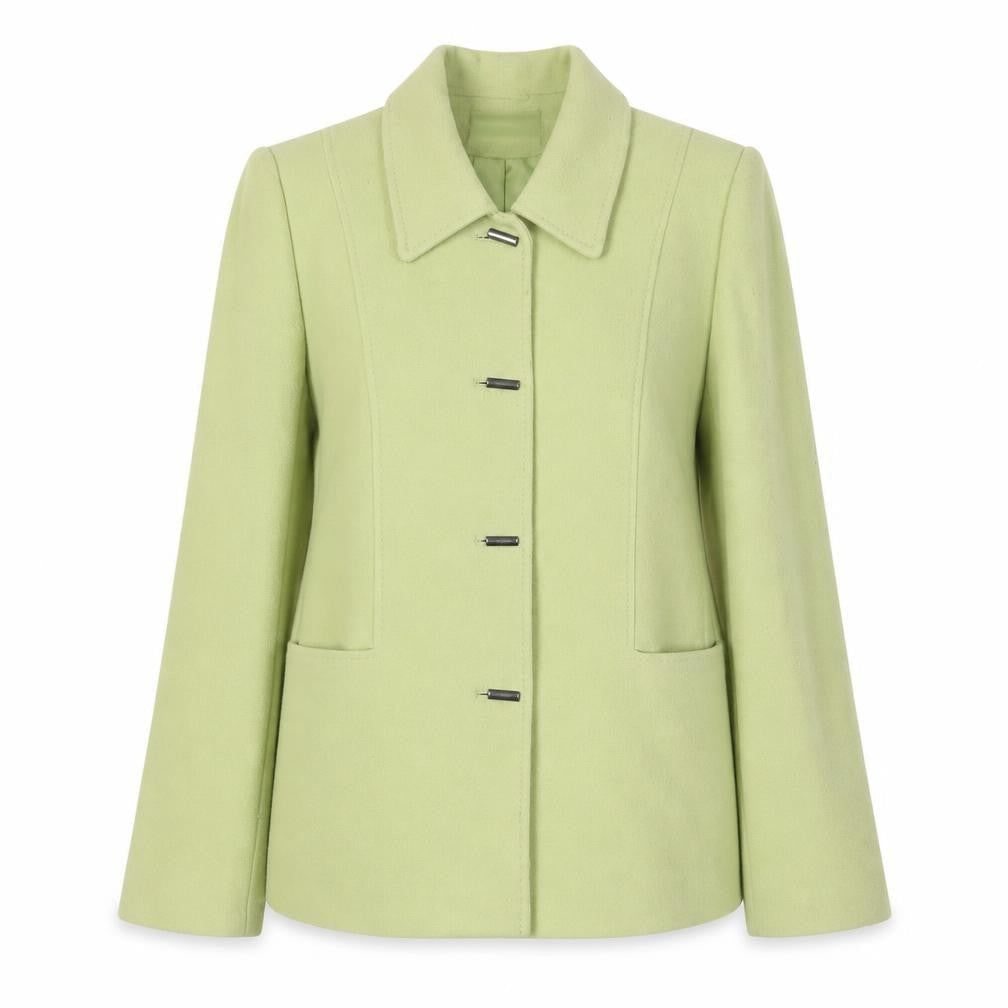 Eastex Women’s Green Wool Cashmere Jacket Size 10