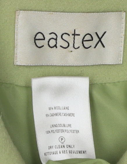Eastex Women’s Green Wool Cashmere Jacket Size 10