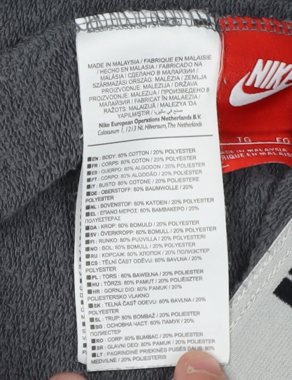 Nike Unisex Grey Jogger Trousers XL with Logo