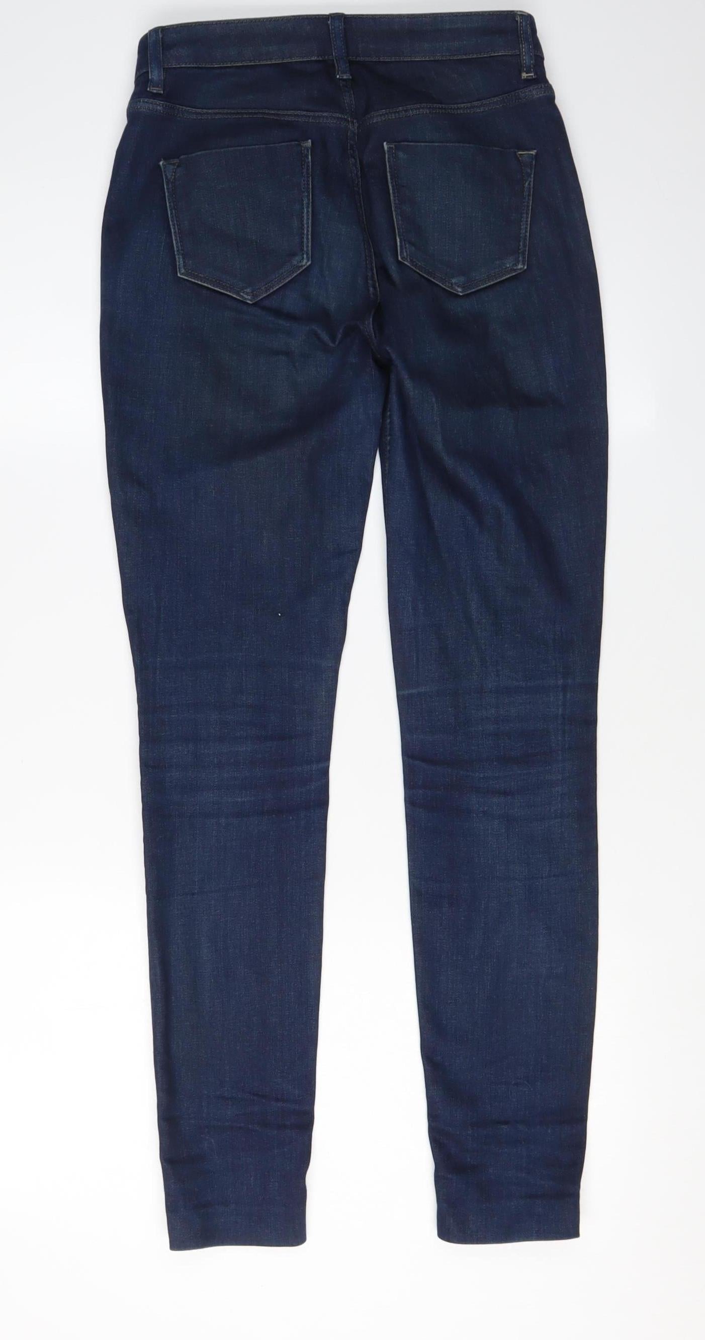 White Label Women's Blue Skinny Jeans, Size 8, Symons Fit