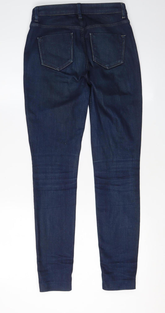White Label Women's Blue Skinny Jeans, Size 8, Symons Fit