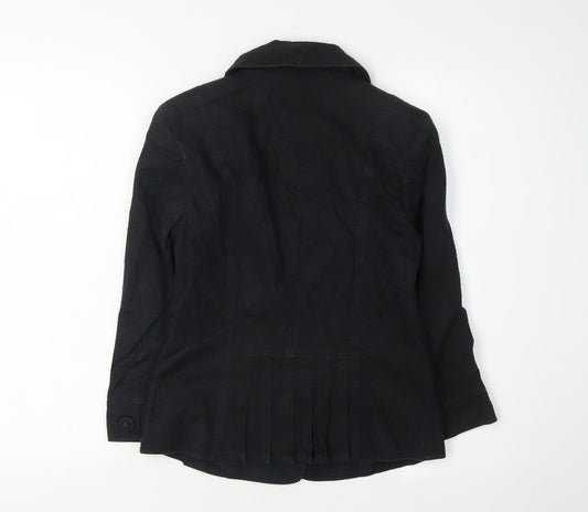 Jasper Conran Women's Black Classic Blazer Jacket Size 10
