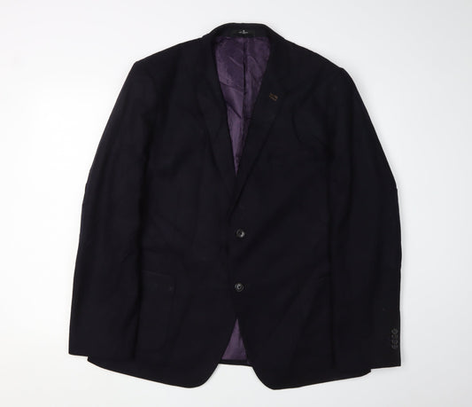 Jeff Banks Men's Blue Blazer 46 Business Jacket