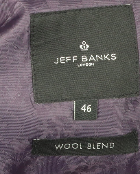 Jeff Banks Men's Blue Blazer 46 Business Jacket