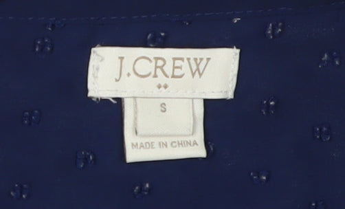 J.Crew Women's Blue Long Sleeve Blouse Size S