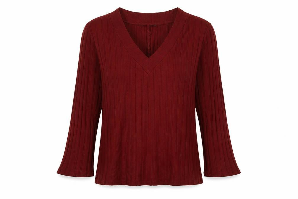 Womens UK 12 Regular Karen Millen Red Pullover Tight-Knit