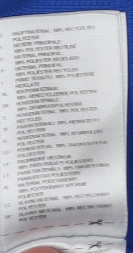 Adidas Boys Blue T-Shirt, Size 7-8Y, Breathable Quick Dry