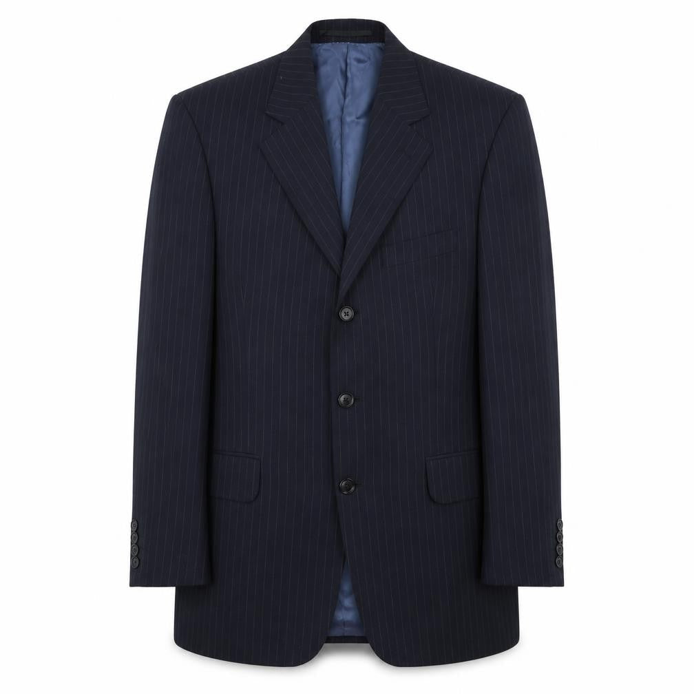 Mens 38 Chest Regular Austin Reed Blue Two-Button Suit Jacket