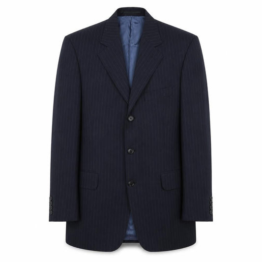 Mens 38 Chest Regular Austin Reed Blue Two-Button Suit Jacket