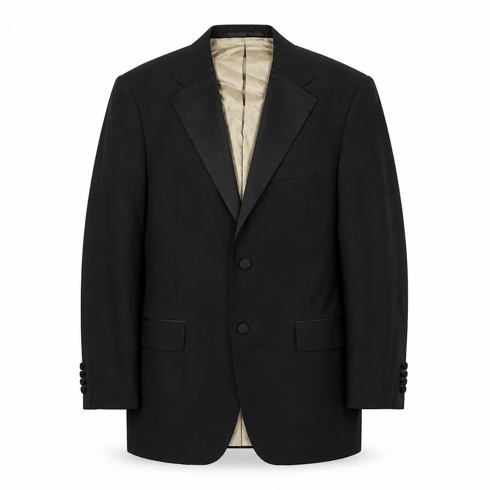 Marks and Spencer Men's Black Wool Tuxedo Blazer 38R Formal