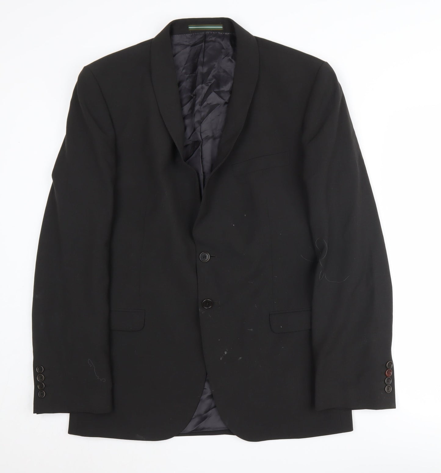 Paul Smith Men's Black Blazer Shawl Lapel Size 40