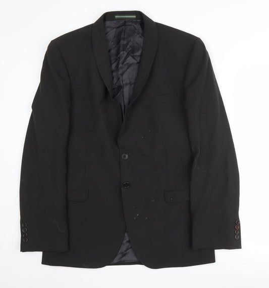 Paul Smith Men's Black Blazer Shawl Lapel Size 40