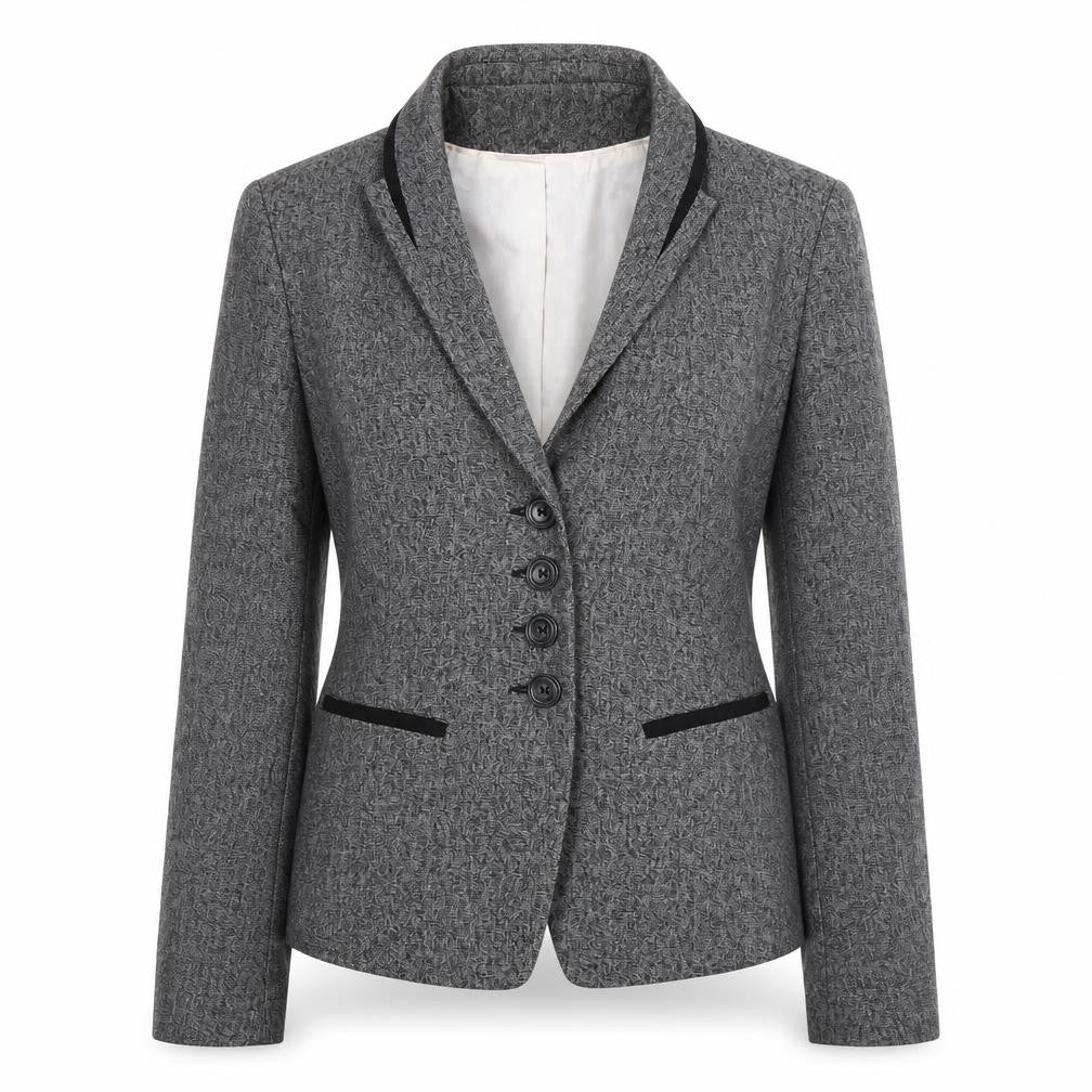 Next Women's Grey Suit Jacket Blazer Size 12