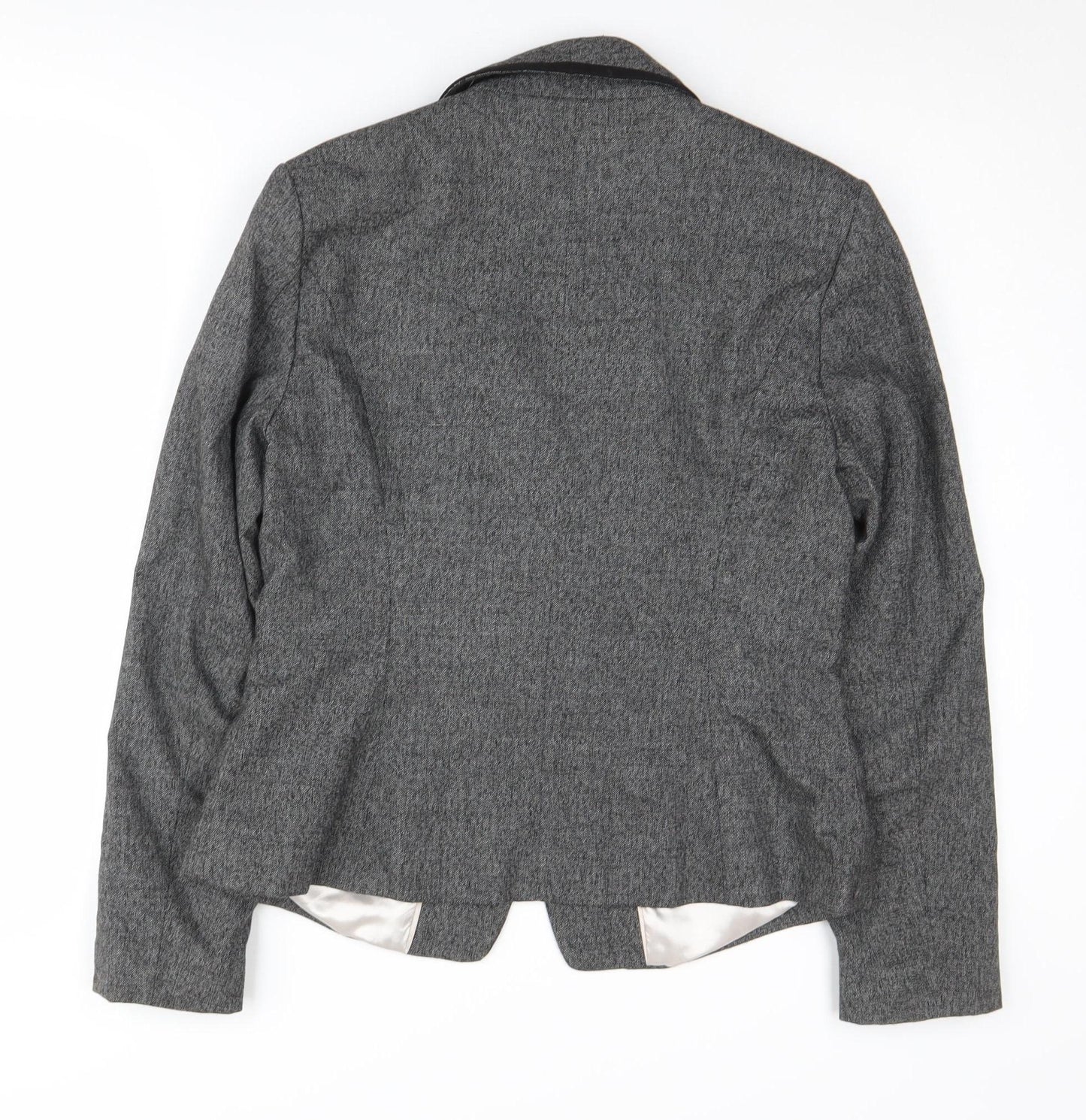 Next Women's Grey Suit Jacket Blazer Size 12