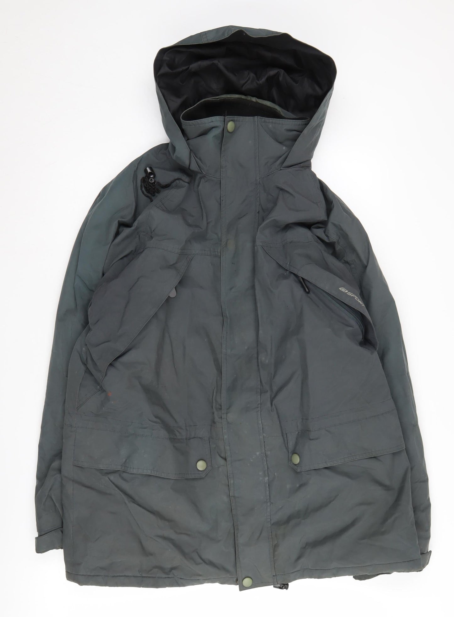 Outdoor Sportswear Men's Green Parka Jacket S