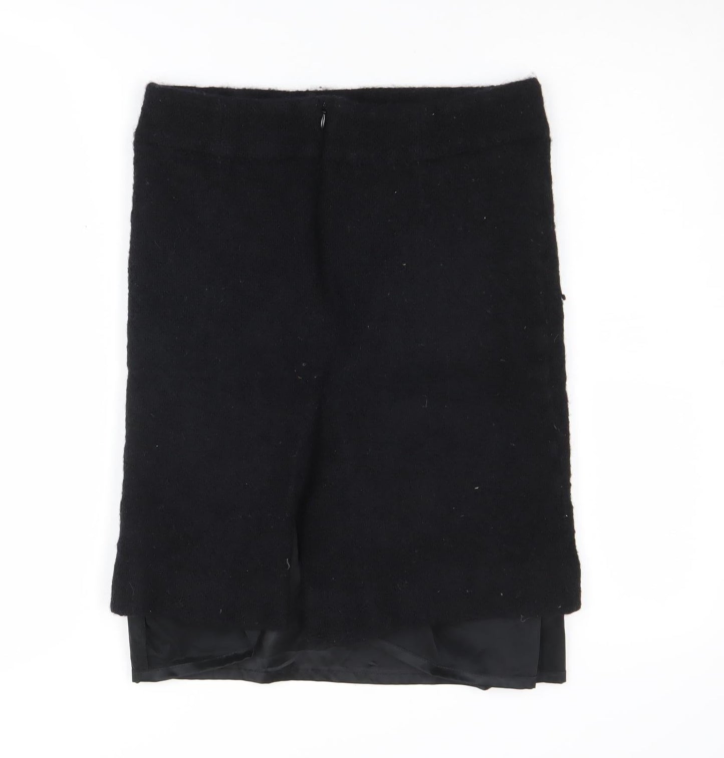 TM Lewin Black Pencil Skirt, Women's Size 10, Wool Blend