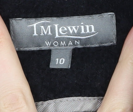 TM Lewin Black Pencil Skirt, Women's Size 10, Wool Blend