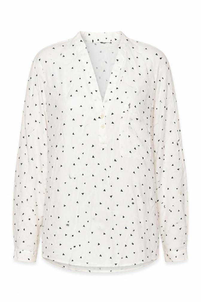 Marks and Spencer Women's White Viscose Blouse, Size 14