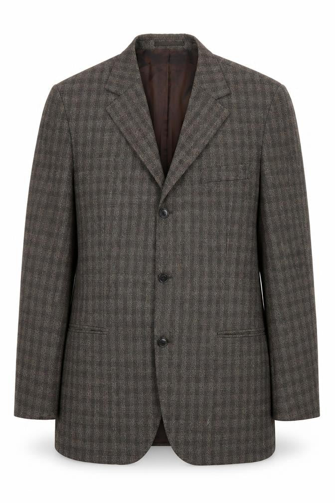 Mens 42 Chest Regular HUGO BOSS Brown Three-Button Blazer